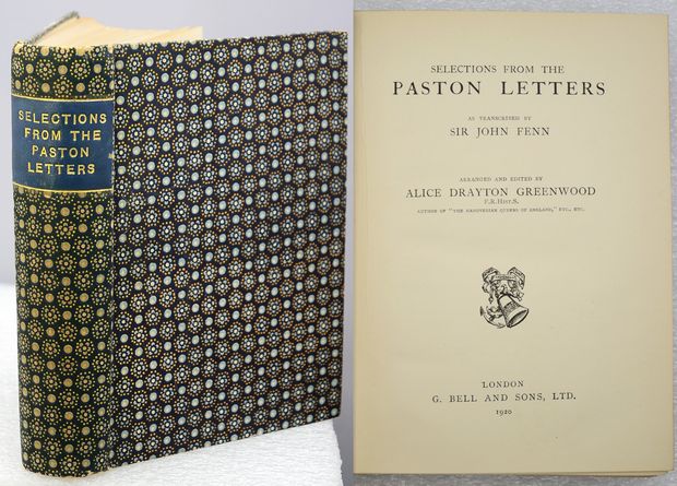 SELECTIONS FROM THE PASTON LETTERS.
